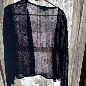 St John large black tag